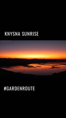 Knysna Sunrise #gardenroute